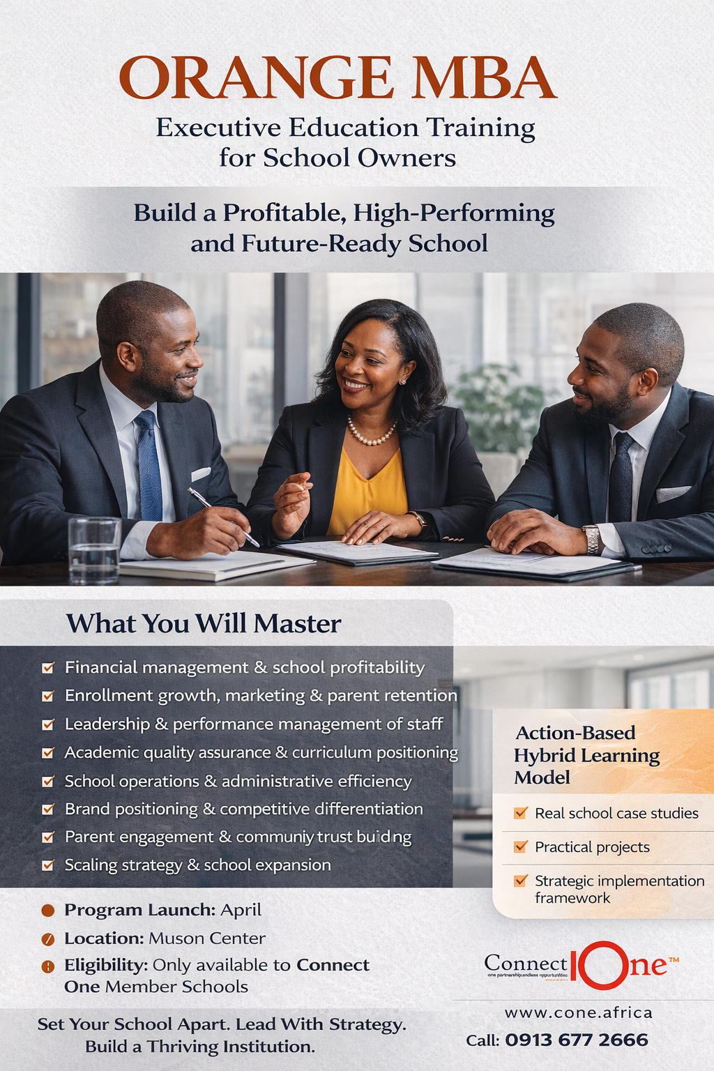 Orange MBA – Executive Education Training for School Owners